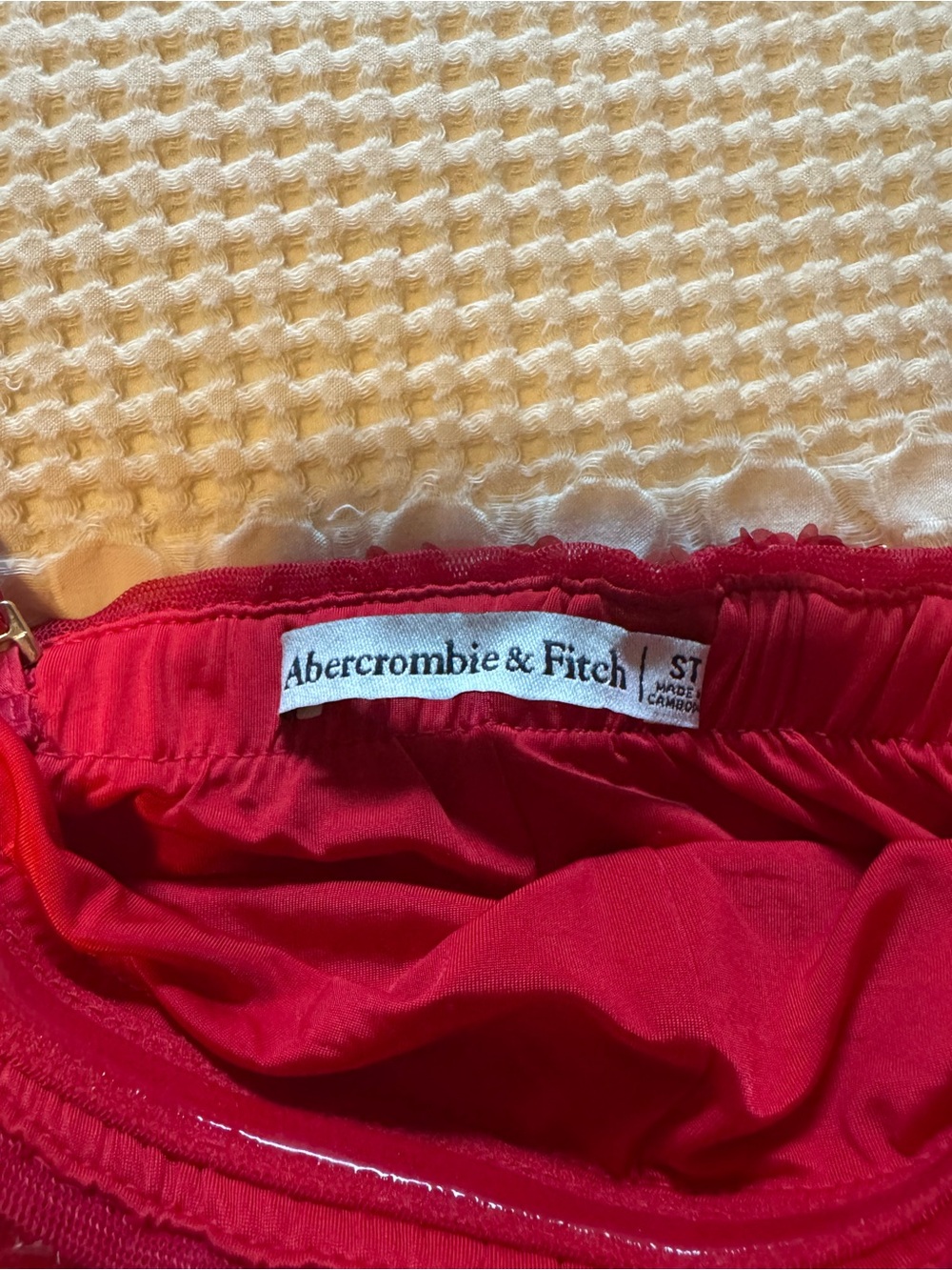 Abercrombie & Fitch Scarlett Strapless Sequin Skort - Picture 2 of 6